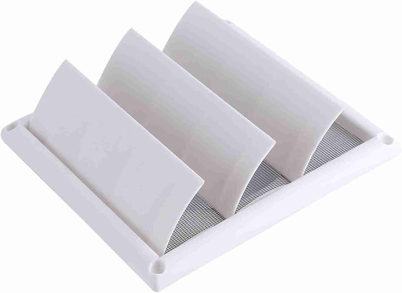 Plastic Vent Grille Cover With 3 Flaps For Kitchen Bathroom Extractor Fan And Tumble Dryer 20x20CM - Image 3